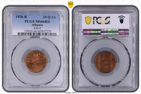 1926-R 10 Q Lk KM-2 MS66RD