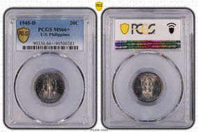1945-D 20C MS66+