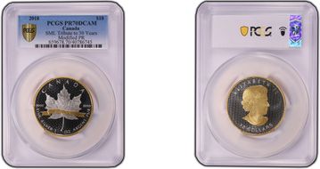 2018 $10 SML Tribute to 30 Years Modified PR PR70DCAM
