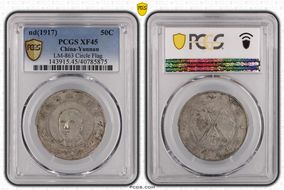 (1917) 50C LM-863 Circle Flag XF45