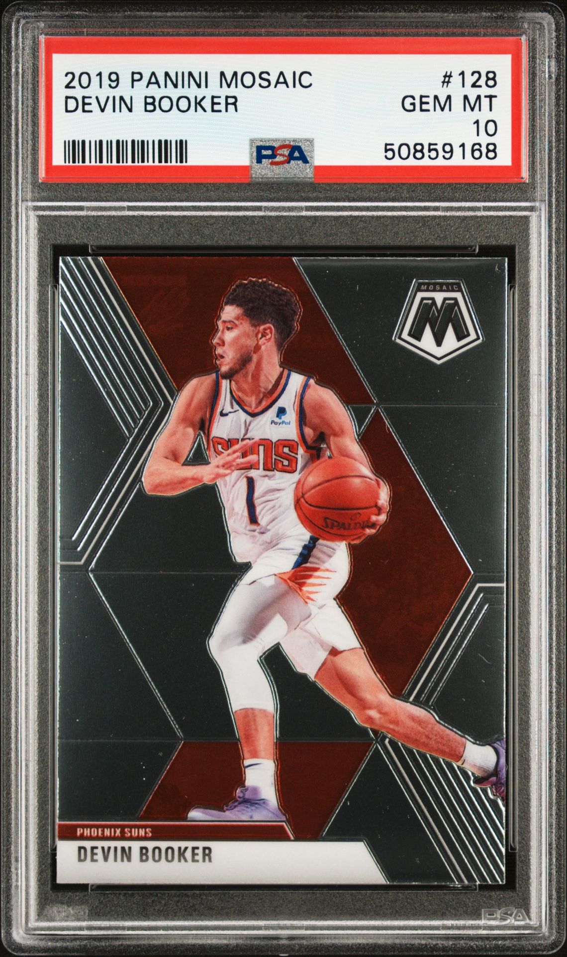 2019 Panini PANINI MOSAIC #128 Devin Booker front