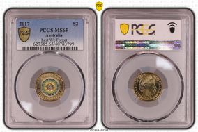 2017 $2 Lest We Forget Colorized MS65