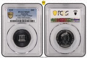 2020 20C AC/DC- High Voltage 45th Anniversary MS69