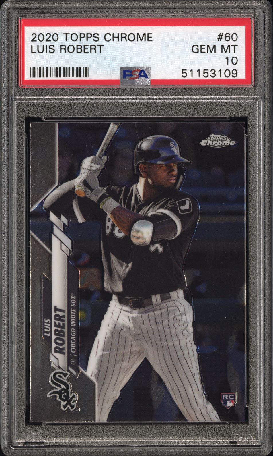 2020 Topps Chrome Base #60 Luis Robert front