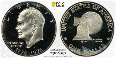 1976-S $1 Clad Type 1 PR69DCAM