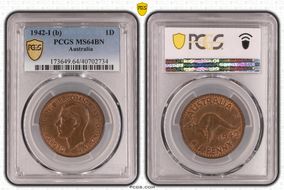 1942-I (b) 1D MS64BN
