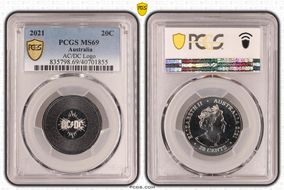 2021 20C AC/DC Logo MS69