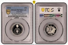 2016 10C 50 Yrs Decimal Currency PR70DCAM