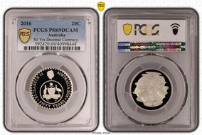 2016 20C 50 Yrs Decimal Currency PR69DCAM