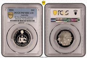 2016 20C 50 Yrs Decimal Currency PR70DCAM