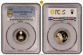 2016 $2 50 Yrs Decimal Currency PR70DCAM