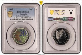 2013 20C Colorized Platypus MS68