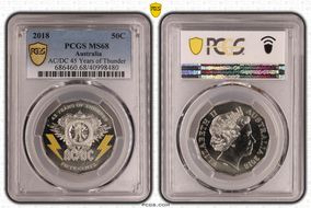 2018 50C AC/DC 45 Years of Thunder MS68