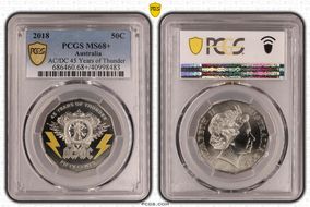 2018 50C AC/DC 45 Years of Thunder MS68+