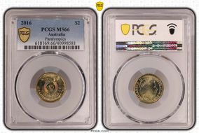 2016 $2 Paralympics Colorized MS66