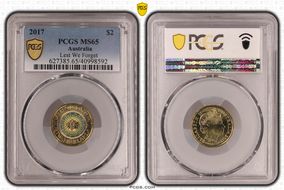 2017 $2 Lest We Forget Colorized MS65