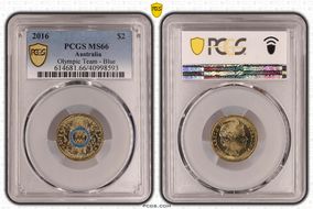 2016 $2 Olympic Team - Blue MS66