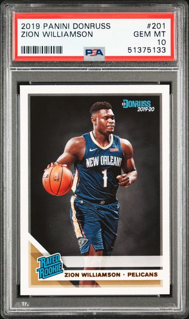 Outlets PSA 10 zion Williamson rookie card