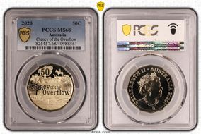 2020 50C Clancy of the Overflow MS68