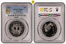 2012 50C Diamond Jubilee MS69