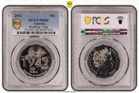 2012 50C Bombing - Map MS68