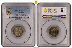 2017 $2 Lest We Forget Colorized MS67