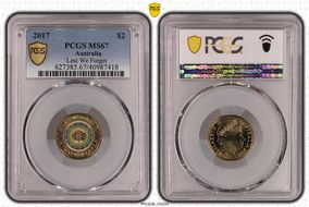 2017 $2 Lest We Forget Colorized MS67