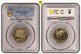2019 $1 Mutiny on The Bounty 1789 MS67+