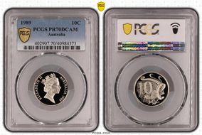 1989 10C PR70DCAM