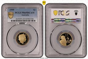 1999 $2 PR69DCAM