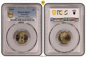 2018 $2 Invictus Games MS67
