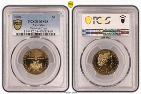 2000 $1 Victoria Cross MS68