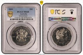 2001 50C Queensland MS68