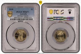 2018 $2 Invictus Games MS67+ 