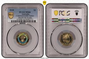 2018 $2 Commonwealth Games Borobi the Koala MS66