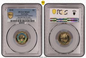 2018 $2 Commonwealth Games Borobi the Koala MS65