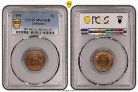 1936 5C MS65RB