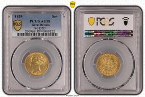 1859 Sov S-3852D AU58