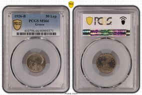 1926-B 50 Lep KM-68 MS66