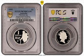1995 $1 Paterson Ag Segmented Reeding PR70DCAM