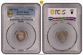 1888/78-D 5 Pfg J-3 MS66