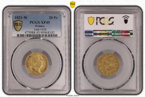 1821-W 20 Fr Gad-1028 F-519 XF45