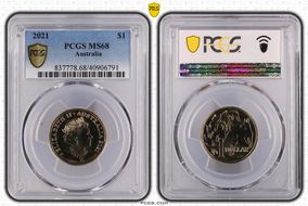 2021 $1 MS68