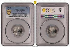 2019 5C 50th Ann. Moon Landing MS68