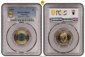 2020 $1 Donation Dollar MS64