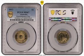 2012 $2 Remembrance Day MS67