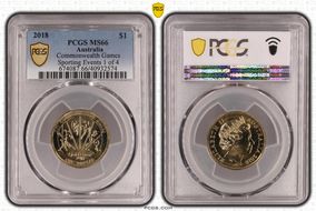 2018 $1 Commonwealth Games Sporting Events 1 of 4 MS66