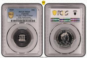 2020 20C AC/DC- High Voltage 45th Anniversary MS69