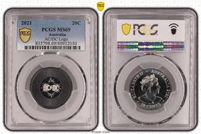 2021 20C AC/DC Logo MS69