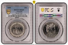 2006 50C Royal Visit MS69